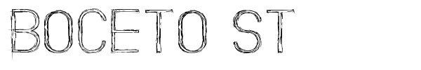 Boceto ST font preview